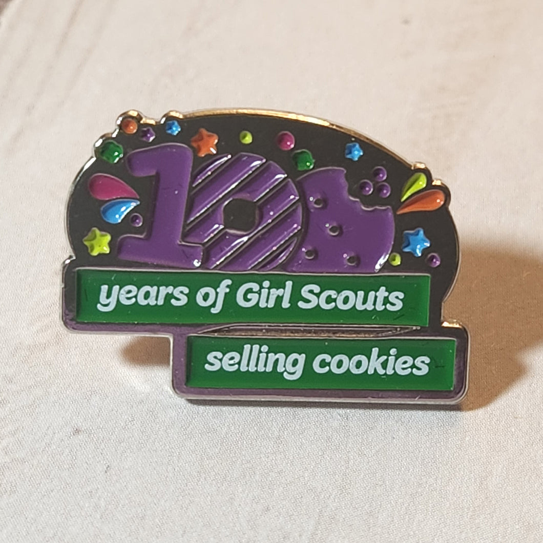 100 Years Cookie Anniversary Pin