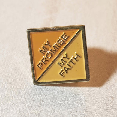 Senior My Promise My Faith Pin