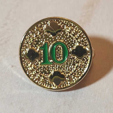 10 Year Award Pin - Recent
