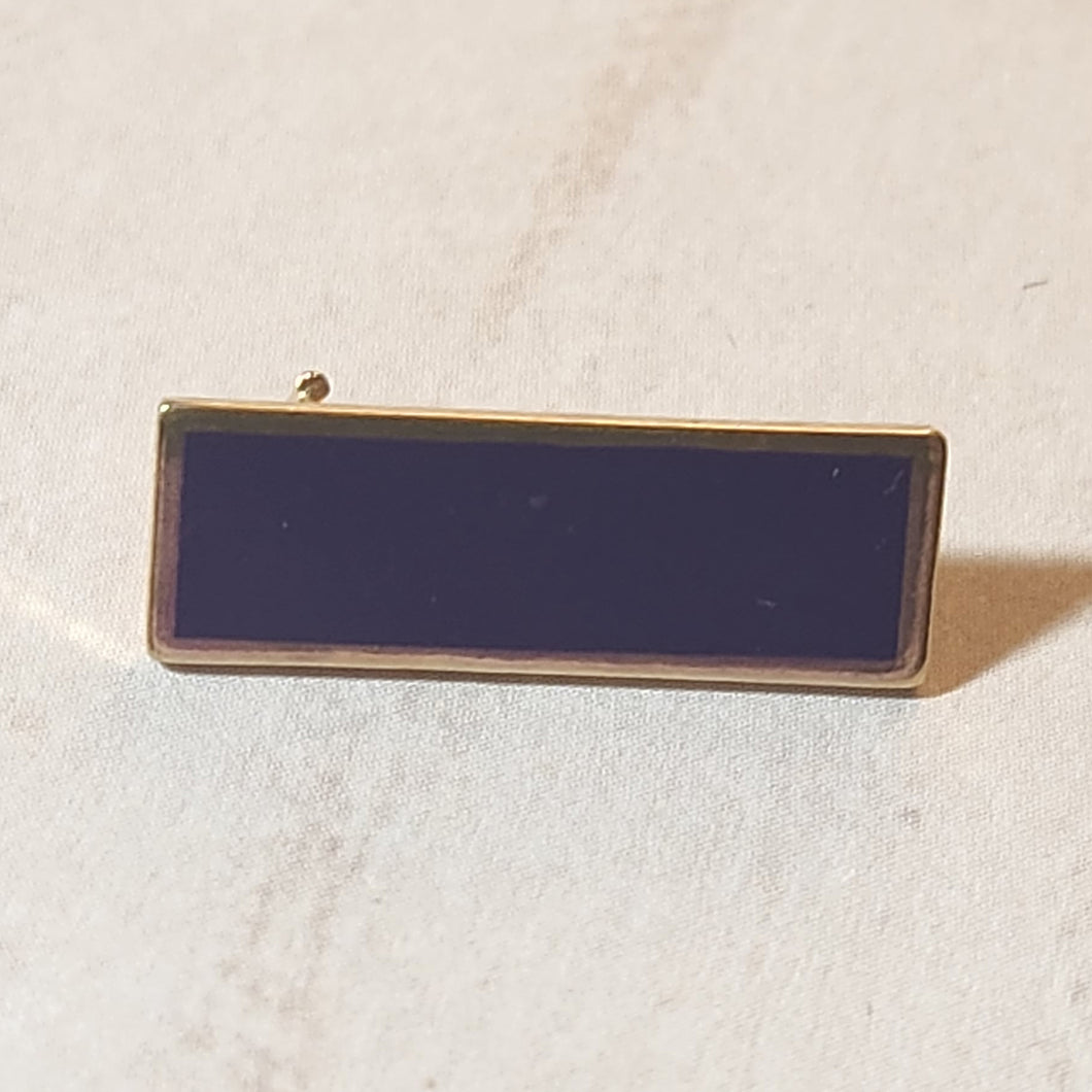 Community Service Bar Pin - Purple - Flat