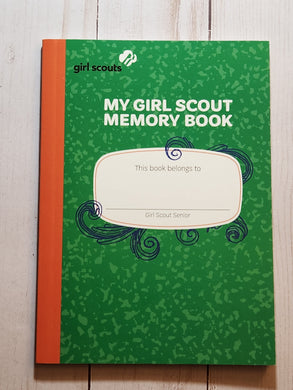 Senior Girl Scout Memory Book