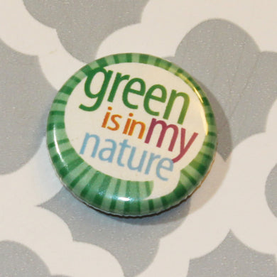 Button - Green Nature