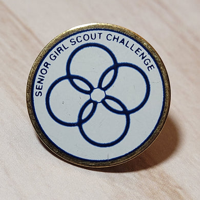 Senior Girl Scout Challenge Pin