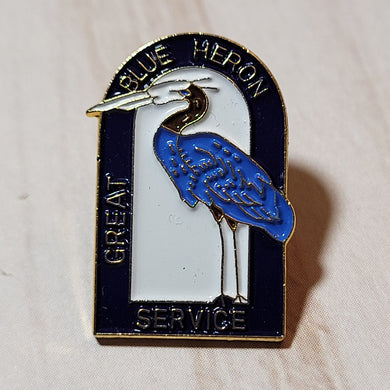 Blue Heron Pin