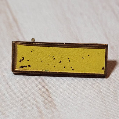 Community Service Bar Pin - Yellow - Inset