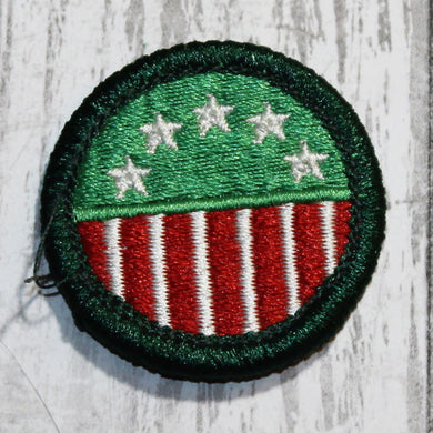 Girl Scouting In The USA (Green Border)